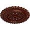 Ekena Millwork Sellek Ceiling Medallion (Fits Canopies up to 1 1/8"), 18 1/2"OD x 7/8"ID x 1 1/2"P, Antique Copper CM18SKACS - alternate 2